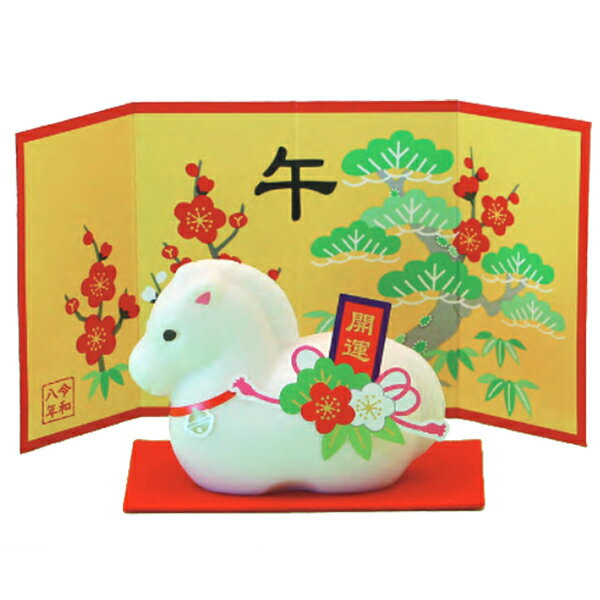 お正月景品　干支　初春石けん午　2026年　招福開運　干支石鹸　日本製　馬　午年　縁起物　迎春商品　年末年始　新年のご挨拶品　販促品・ノベルティ・景品・粗品