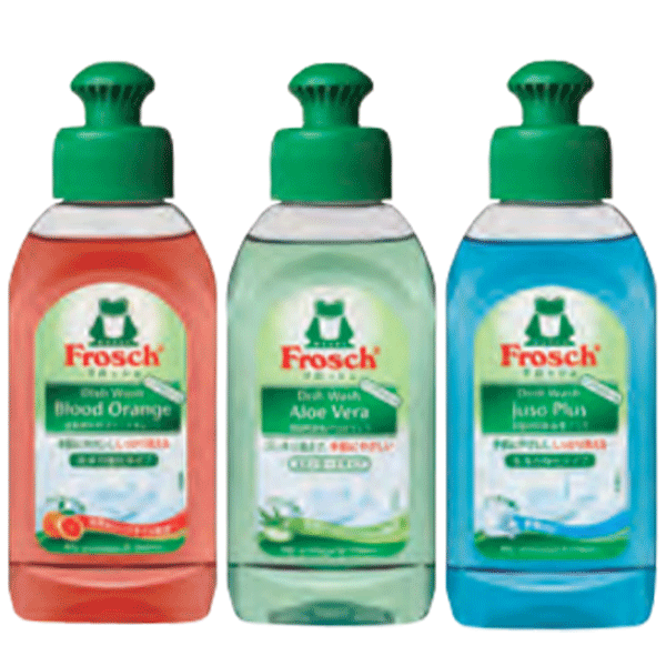 フロッシュ 食器用洗剤　フロッシュ100ml※箱なし　アロエ&重曹&オレンジ　環境先進国ドイツ生まれのサスティナブルハウスケアブランド　フロッシュ