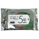 防災ウェット5年保存大判20枚入り 国産品 100個セット販売 パラベンフリーアルコール配合(3)