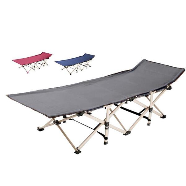 折りたたみ式ベッドチェア　簡易ベッド　収納カバーから取り出して開くだけ　シートは2重構造　耐荷重..