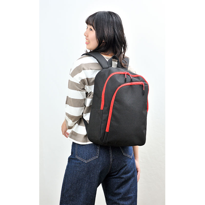 MOSHISONAデイバッグ（レインカバー付き）リフレクター機能プリントレインカバー付属　夜間も安全【名..