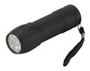 パワーフラッシュライトナイン 50個セット販売 ラバーコーティングボディで持ちやすい 9灯のLEDが強力なコンパクトライト 災害用防災ライト
