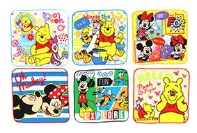 キャラクターハンドタオル（D）240個セット販売 永遠のアイドルかわいい笑顔のハンドタオル