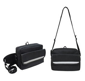 乐天商城 - 2WAYショルダー＆ウエストバッグ　ショルダーとウエストバッグの2通りに使える　イスに取り付け可能な為、オフィスの備蓄用ポーチとしても最適　夜間の安全対策　【名入れ可能商品　別途費用が掛かります】