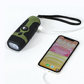 ダイナモ多機能ラジオライト　6個セット販売　手動で蓄電可能！あらゆるシールで大活躍します　【名入れ可能　別途費用】