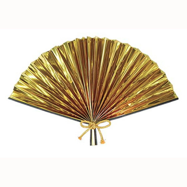 正月　ディスプレイ　30cm金扇子　迎春店舗装飾