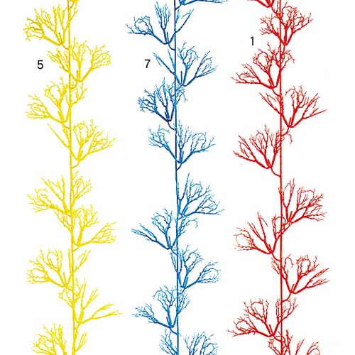 珊瑚　オブジェ　180cmサンゴガーランド　夏の海装飾　ディスプレイ・飾り用　3本セット販売