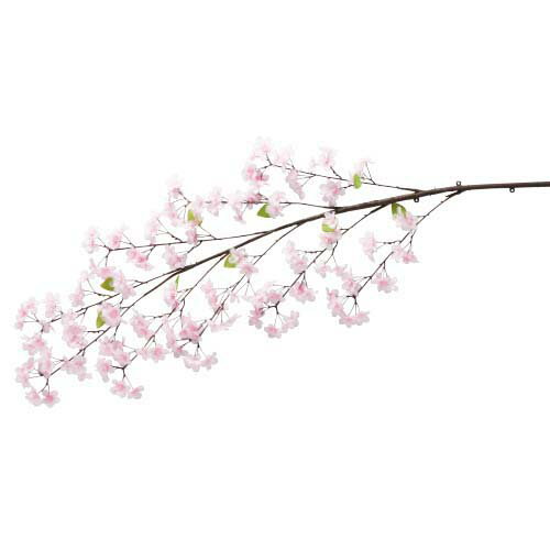 新桜大枝(186)　全長140cm　桜　造花　ディスプレイ　従来品と比べ、花の色合い、大きさ、枝の色合いが..