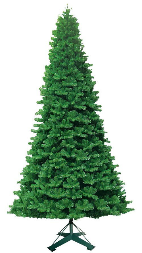 クリスマスツリー　グリーンカラー　防炎360cmノーブルワイドツリーx2720(スタンド型/ヒンジ式)　従来..