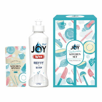 ジョイらくらくキッチンセット　(CBRK-5C)　30個セット販売　日本製　キッチン洗剤とスポンジのセット..