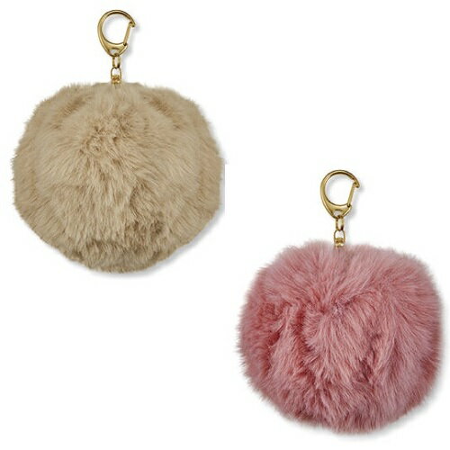 プリンセス防犯ブザーポンポン　かわいらしいふわふわ素材の防犯ブザー　お子様や女性にぴったり　カラー2色から　通学・塾通い・通勤などに安心　キーホルダー　防犯アラーム