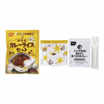 CoCo壱番屋監修　尾西のカレーライスセット (3032)　30個セット販売　長期保存5年　レトルトカレーとアルファ米の1食分セット　アレルギー物質（特定原材料等）28品目不使用