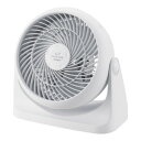 ツインバード サーキュレーター (KJ-4781W) お部屋の温度ムラを少なくして冷暖房の効率UP。3段階(強・中・弱)風量切替スイッチ付 生活家電 熱中症対策