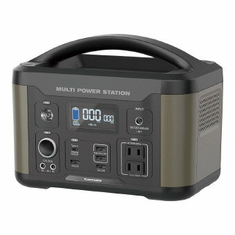 多摩電子工業 ポータブル電源500W (TL107G) 136,800mAh(506Wh)の大容量バッテリー搭載ポータブル電源さまざまな電化製品の電源供給に最適な商品です