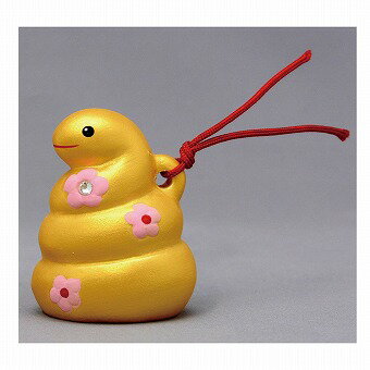 吉兆干支土鈴（ゴールド）クリスタル付　招福開運　干支置物　日本製　2026年　馬　午年　縁起物　迎春商品　年末年始　新年のご挨拶品　販促品・ノベルティ・景品・粗品(3)