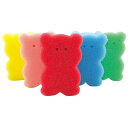 クマさんスポンジ 250個セット販売 水につけると膨らむかわいいクマ型スポンジ 圧縮包装でコンパクト カラフルな5色取混ぜ 体洗い用としてお使いいただけます 販...