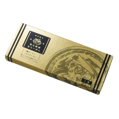 金の献呈　旨み凝縮生ラーメン2食（鯛・ふぐ）60箱セット販売　渋く輝くゴールドパッケージに、鯛とふぐの旨味を閉じ込めた贅沢なラーメンを納めました　ご挨拶品　麺類　食品ギフト　販促品・景品・粗品・ノベルティ