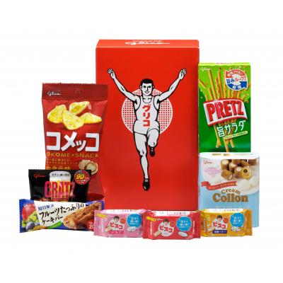 お菓子景品　セレクション・ザ・グリコ（S） 30個セット販売　人気のグリコのお菓子詰め合わせ8点セット　子供会景品　運動会　おやつ　お子様向け　販促品・景品・ノベルティ・記念品の商品画像