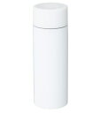 真空ステンレス ポケットボトル(ホワイト) 120個セット販売 ポケットサイズで携帯ラクラク 120ml ミニボトル マイボトル 販促品・景品・粗品・ノベルティ
