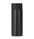 真空ステンレス ポケットボトル(ブラック) 120個セット販売 ポケットサイズで携帯ラクラク 120ml ミニボトル マイボトル 販促品・景品・粗品・ノベルティ