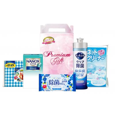 清潔な生活応援5点セット　30個セット販売　キッチンやランドリーで役立つ日用品5点セット　キッチングッズ　販促品・景品・ノベルティ