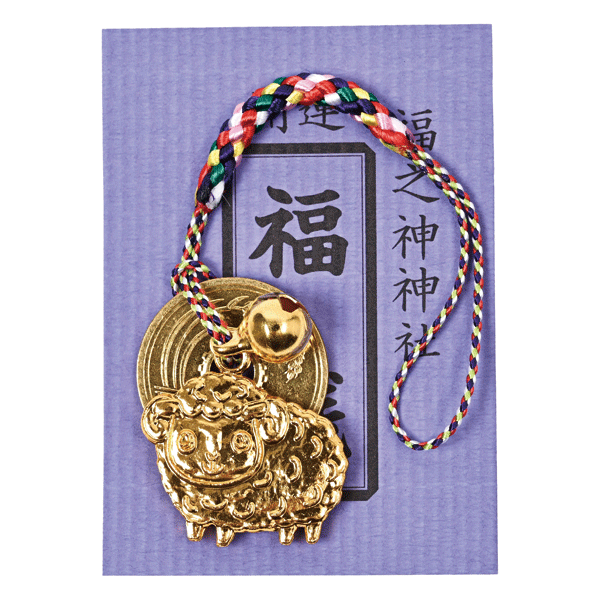 【商品番号】 7866-75 【本体サイズ】 24×2×20mm（紐鈴含まず） 【パッケージサイズ】 54×8×65mm 【個装形態】 ポリ袋入 【商品説明】 年始におすすめ！福を呼び込む開運縁起アイテム　