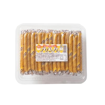 Rakuten - プリンバー50g　600本セット販売　 昔懐かしい駄菓子・スティックゼリーのプリン味　袋を切り開けて絞り出しながらお召し上がりください。夏季は冷やすと更においしいですよ　お菓子　販促品・景品・ノベルティ