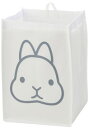 ウサギ 折りたたみランドリーBOX 120個セット販売 可愛いイラスト入り洗濯篭 ランドリーボックス 販促品・景品・粗品・ノベルティ 【名入れ可能 別途費用】