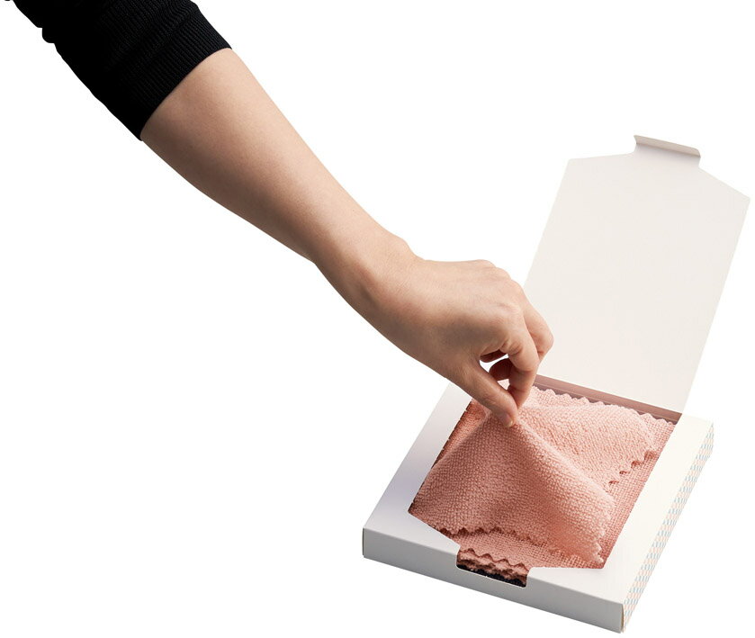 乐天商城 - サッと使えるお掃除クロス10枚組　120個セット販売　大きく開いて取り出しやすいパッケージ　お掃除グッズ　販促品・景品・粗品・ノベルティ