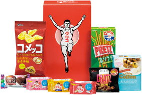 お菓子景品　セレクション・ザ・グリコS　2025年春夏版　30個セット販売　大きな赤箱グリコのお菓子　お菓子詰め合わせ　お子様用景品　イベント販促品　抽選会景品　ノベルティ・プレゼントのサムネイル