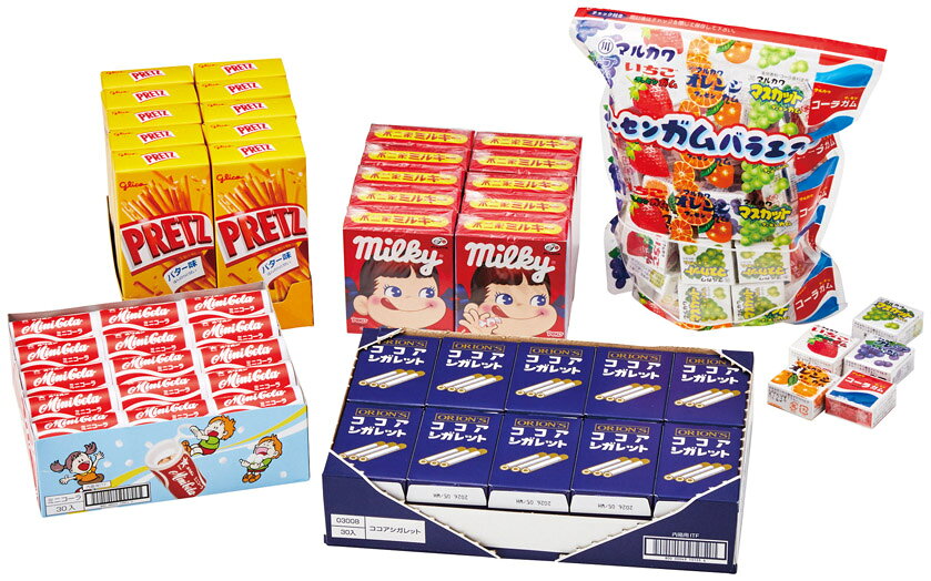 ゴールドスターのお菓子射的 イベントキット60名様用 （お菓子130個）イベント抽選会・販促品・おもちゃのみ｜アングル2