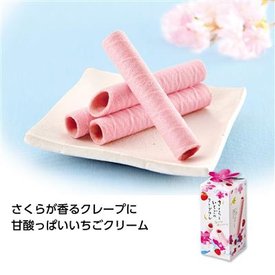 桜 お菓子景品 さくらといちごのクレープロール...の紹介画像2