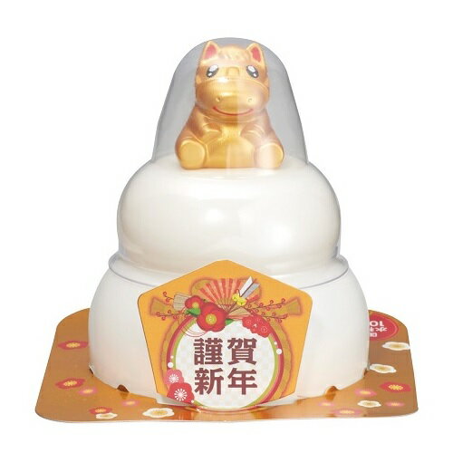 お正月景品 2026干支マスコット付鏡餅(午) 120個セット販売 かわいい干支の飾り付き お鏡餅 新年 ご挨拶品 お餅 迎春 縁起物 イベント販促品・景品・ノ...