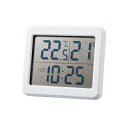 数字が見やすい温湿度計　180個セット販売　気温・湿度をチェックして熱中症対策を！大きく見やすい数字表示　温度計・湿度計・デジタル時計　販促品・景品・ノベルティ・記念品