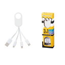 3in1 USBケーブル 360個セット販売 これ1本で3タイプのコネクターに対応した充電ケーブル コンパクトに携帯できて便利 モバイルグッズ 販促品・景品・ノ...
