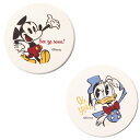 ミッキー&ドナルド 珪藻土コースター 160個セット販売 グラスの水気を吸い取ります 2柄取混ぜ キャラクター コースター 販促品・景品・ノベルティ・粗品