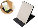 PREMO リサイクルレザー ミラー&モバイルスタンド ネイビー 40個セット販売 皮革製品製造時に出る未利用端材などを再加工して製品化した環境にやさしい商品
