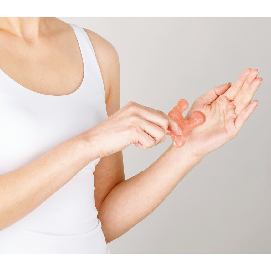 ローズボーテ・カッサプレート　100個セット販売　パワーストーンの中でも人気の高いローズクォーツ風がお洒落　お手軽セルフケアで心も軽快に