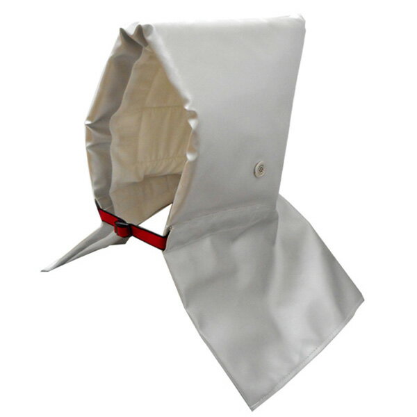 アルミ防災頭巾　燃えにくい難燃素材　耳穴付き　避難誘導の声も聞こえる　衝撃吸収性の高い素材を使用..