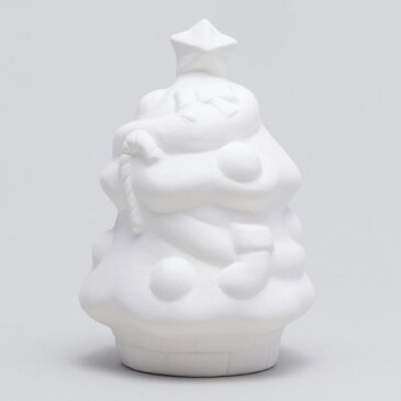 お絵かき クリスマスツリー(陶器)貯金箱 30個セット販売 クリスマス ツリー 手作りキット 置物 ワークショップ・絵付け体験用 クリスマス 工作キット