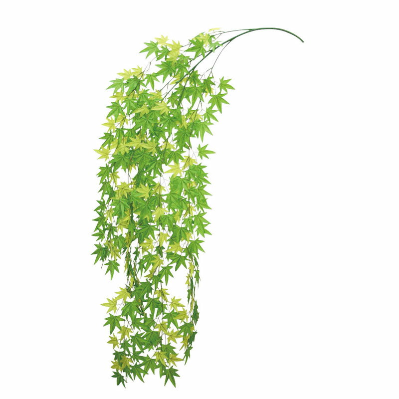 メイプルリーフバイン　6本セット販売　夏の装飾　新緑ディスプレイ　L185cm しだれ部分120cm