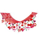 母の日 ディスプレイ 母の日ブーケ プリーツハンガー 長さ約180cm イベント飾り付け 店舗装飾 カーネーション