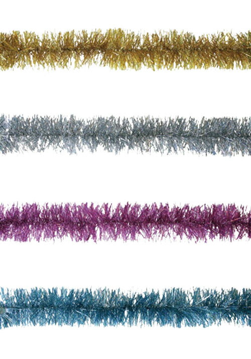 クリスマス　飾りつけ　装飾　2.7mカラーモール　12本セット販売