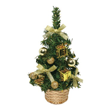 クリスマス 装飾 20cm デコレーションツリー 12個セット販売 ミニツリー 卓上サイズのツリー ゴールド・ブルー2色から