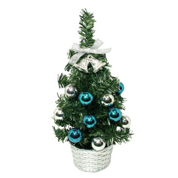 クリスマス　装飾　20cm デコレーションツリー　12個セット販売　ミニツリー　卓上サイズのツリー　ゴールド・ブルー2色から