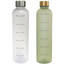 TIME MAKER BOTTLE 1L スポーツドリンク 目盛付きボトル 1000ml 24個セット販売 BPAフリー 安心安全 目安時間・量が一目瞭然
