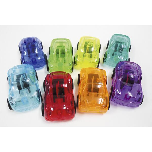 樂天商城 - カプセルトイ　ミニクリア―プルバッグカー　100個セット販売　おもちゃ景品カプセル　ガチャマシーン おもちゃ
