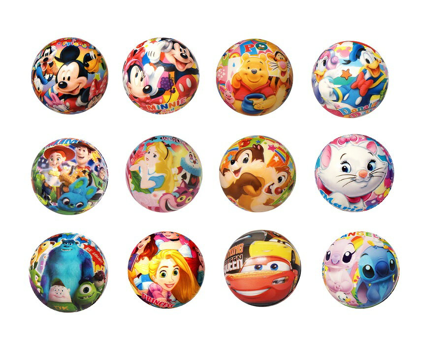 ガチャガチャ景品 カプセルトイ ディズニーオールスターPUボール 48個セット販売