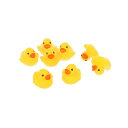 うきうきアヒルmini 100個セット販売 すくいどり・ガチャガチャ用カプセルトイにも最適 浮かべる動物マスコットの王道のアヒルは欠かせません