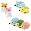ガチャガチャ景品 カプセルトイ おもしろ消しゴム ハムスターとハリネズミ 60個セット販売